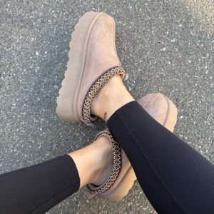 Duffy sko med plateau - Taupe