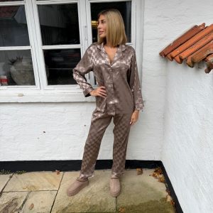 Polly sæt - taupe