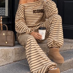 Cozy Haliey sæt - Brun
