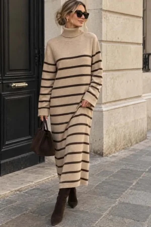 Vanilla long smooth dress